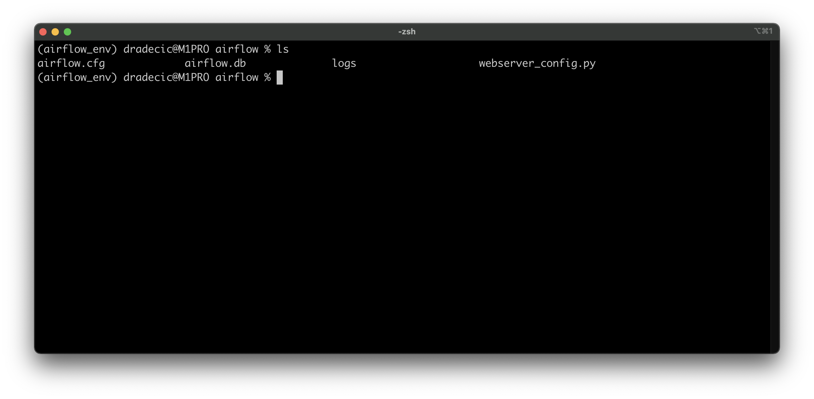 Image 4 - Airflow root directory (image by author)
