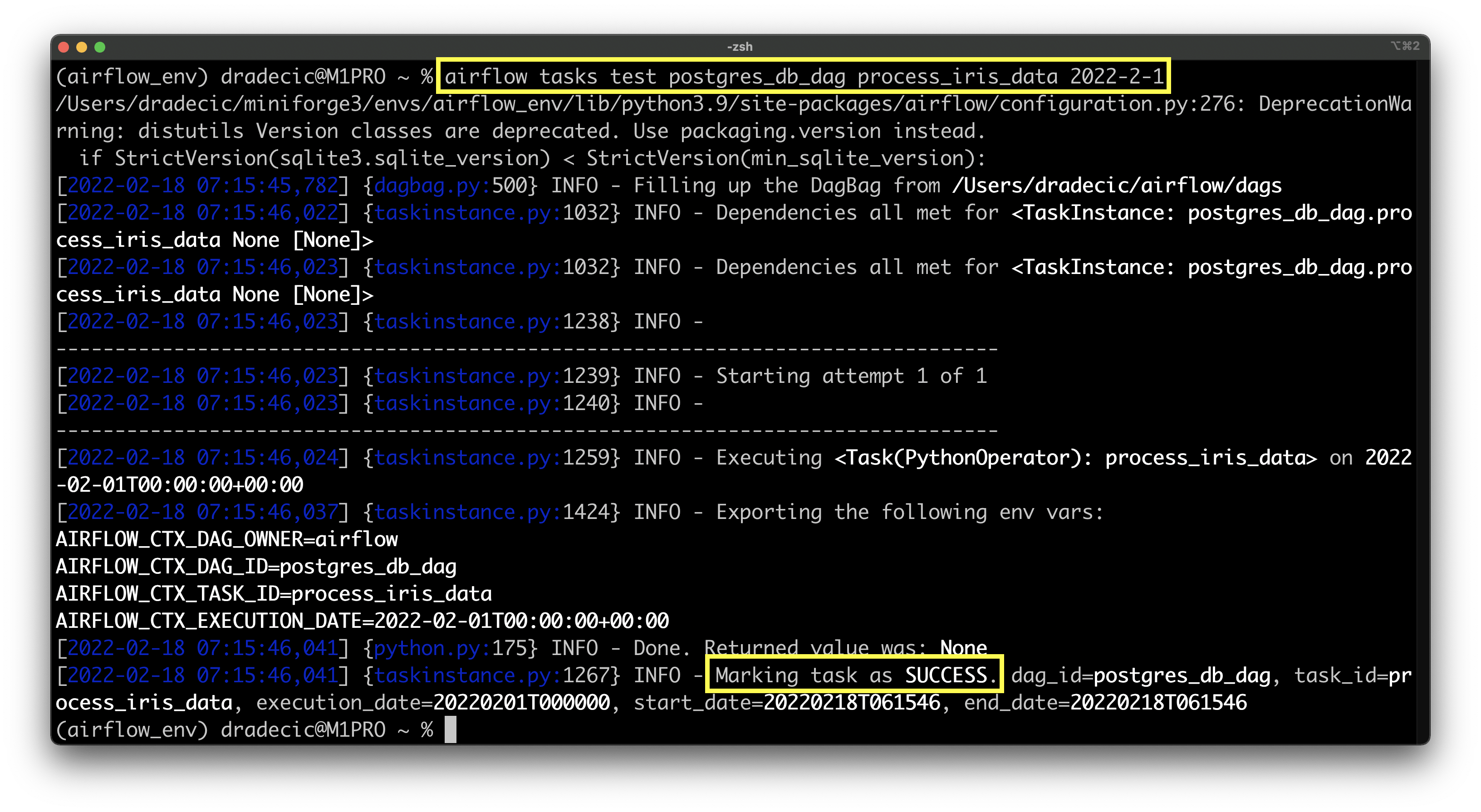 Image 7 - Testing the task of processing Iris data (image by author)