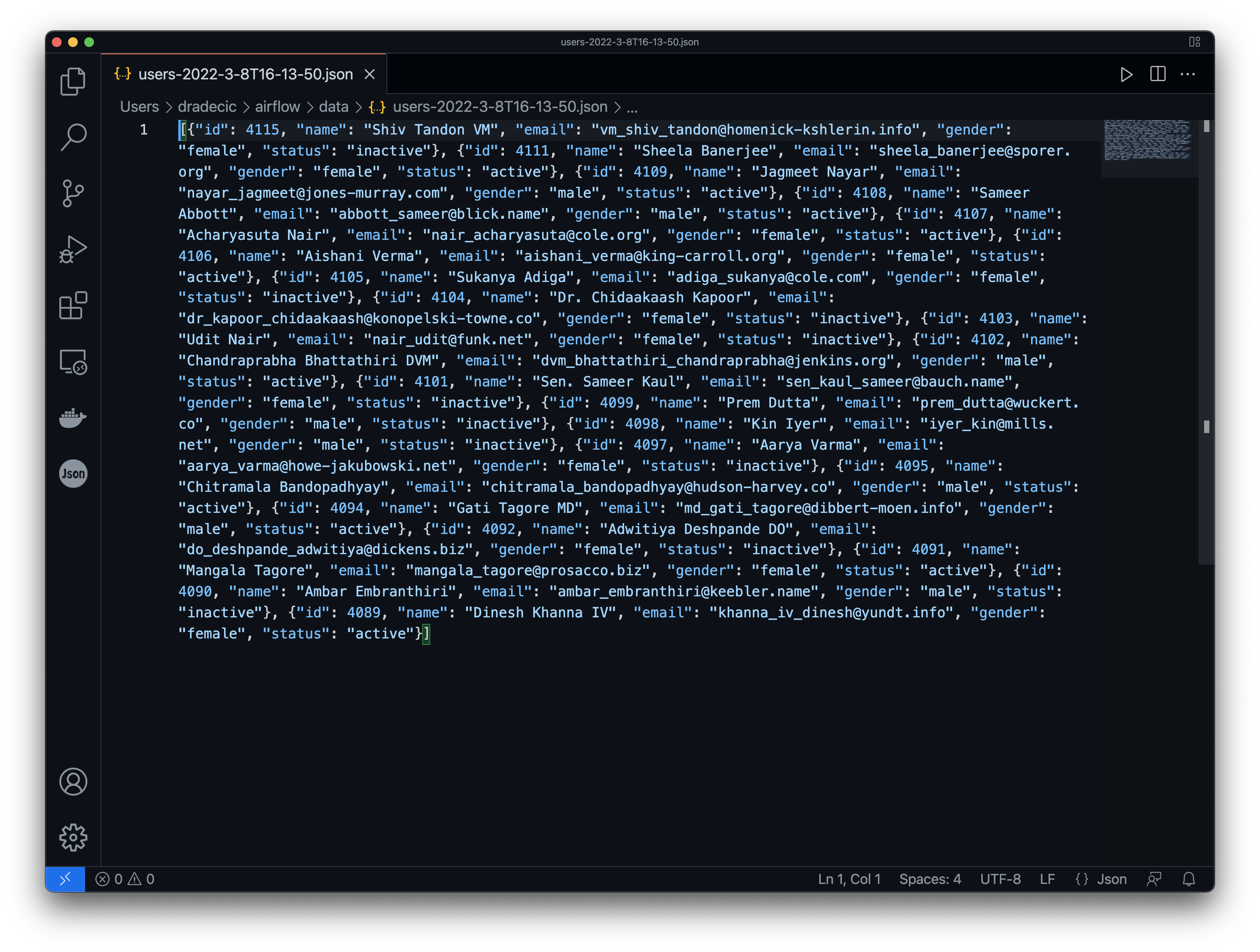 Image 3 - Saved users in JSON format (image by author)