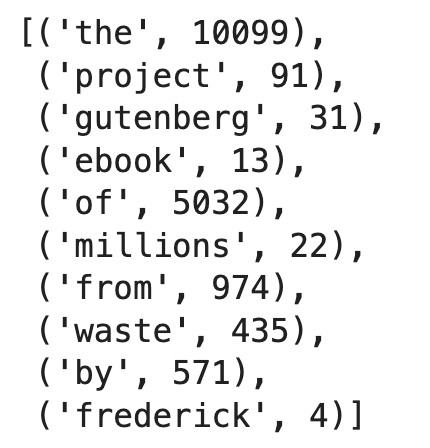 Image 6 - Reformatted word counts (image by author)