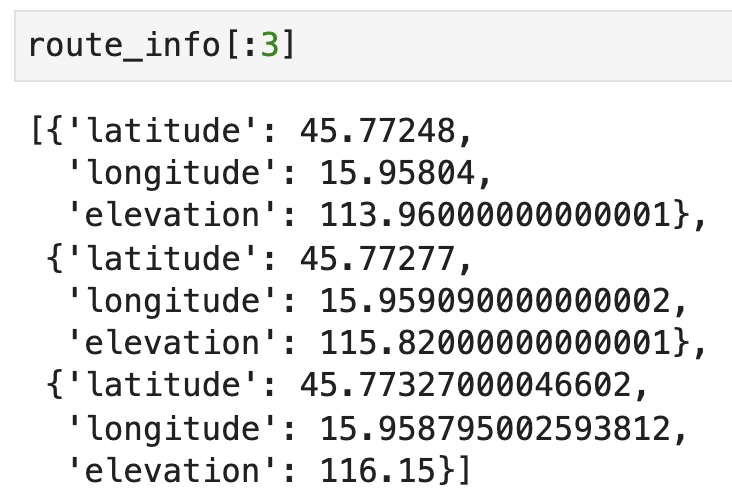 Image 10 — Extracted data points as a list of dictionaries (image by author)