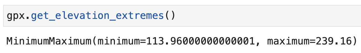 Image 4 — Minimum and maximum altitudes (image by author)