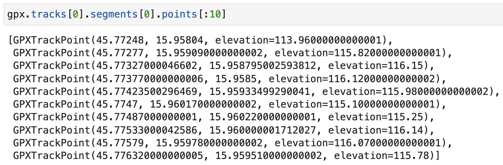 Image 9 — Accessing individual data points (image by author)