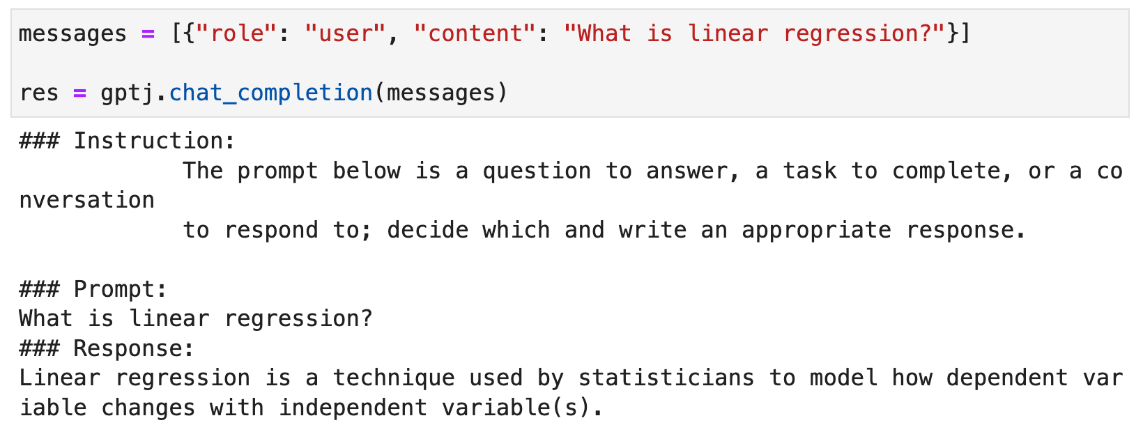 Image 7 - Linear regression explanation (image by author)