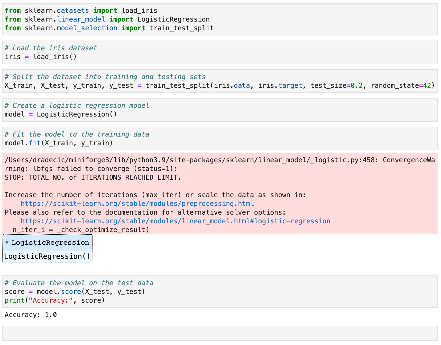 Image 12 - ChatGPT answer #2 in Jupyter (image by author)