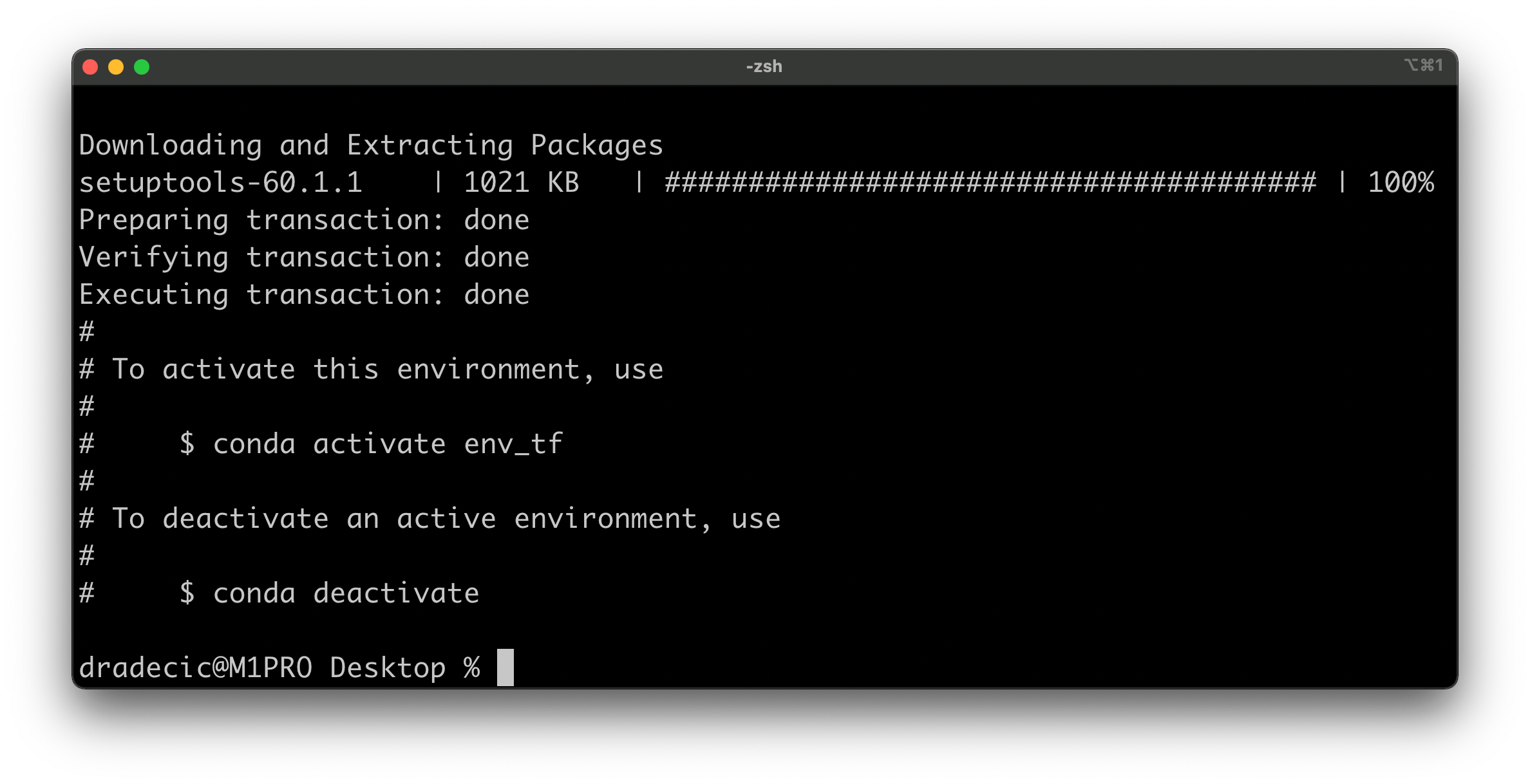 Image 3 - Creating a new virtual environment (image by author)