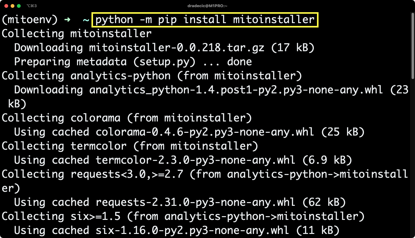 Image 3 - Installing Mitoinstaller (image by author)