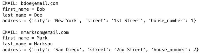 Image 11 - Iterating through a nested dictionary (image by author)