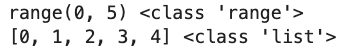 Image 12 - Python range() return value and data type (image by author)