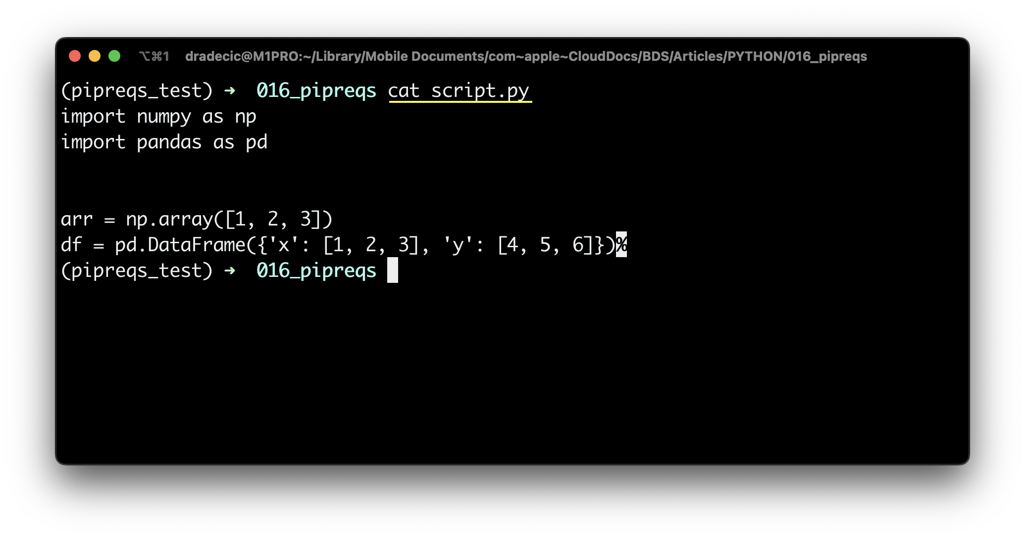 Image 2 - Contents of a Python file (image by author)