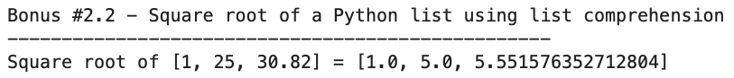 Image 12 - Square root of a list (2) (image by author)
