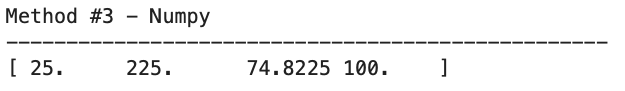 Image 11 - Squaring a Python list with Numpy (image by author)