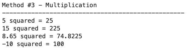 Image 5 - Squaring method 3 (image by author)