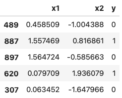Image 1 — Random sample of 5 rows (image by author)
