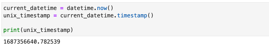 Image 11 - Unix timestamp (Image by author)