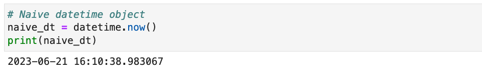 Image 3 - Datetime object (Image by author)
