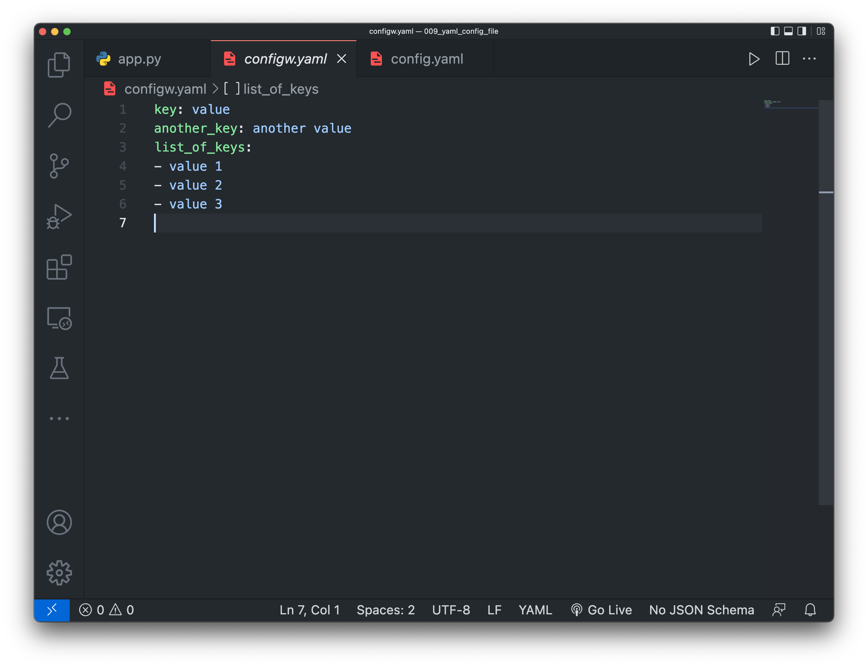 Image 2 - Writing to YAML config files in Python (image by author)