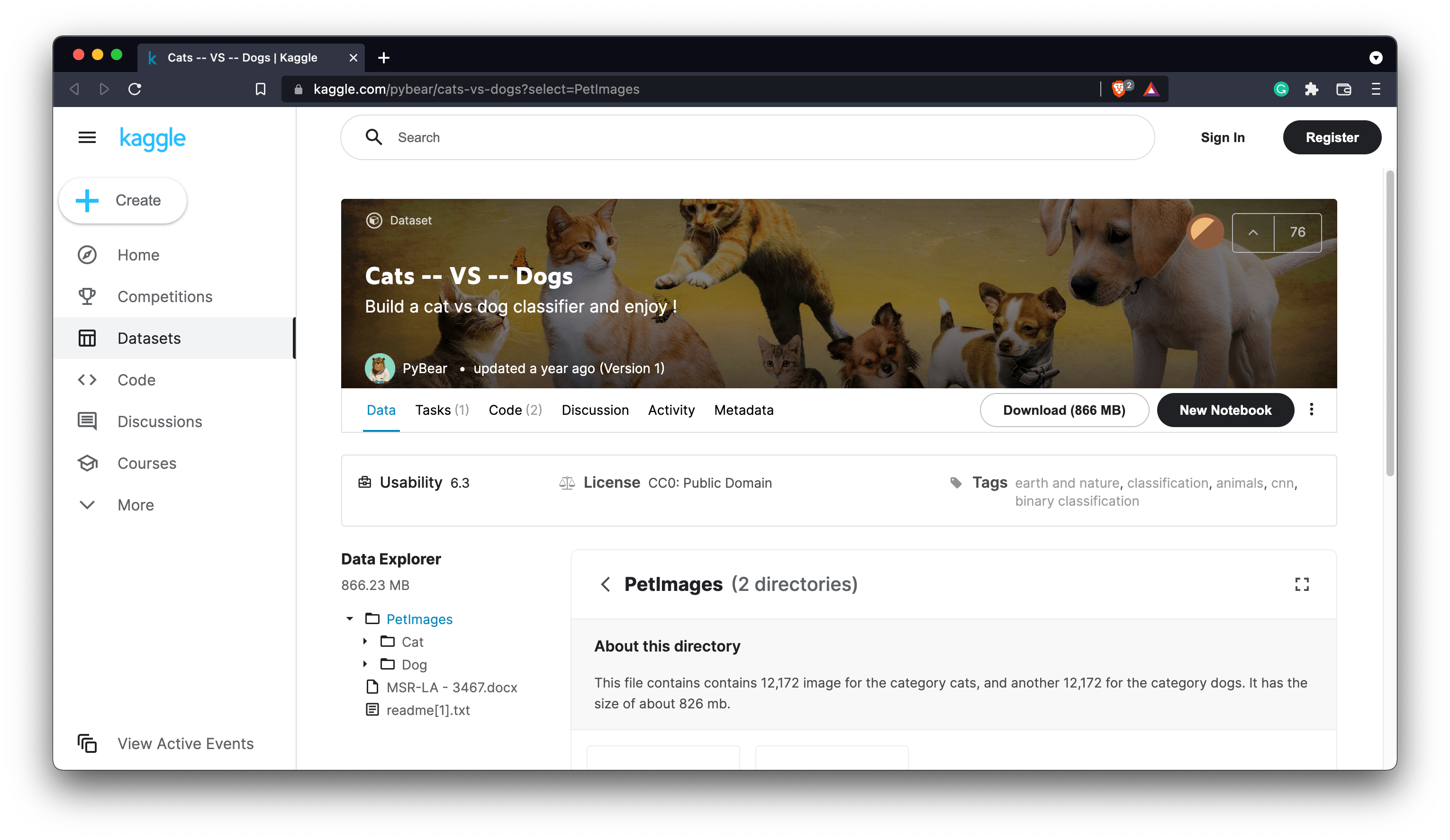 Image 1 — Dogs vs. Cats dataset (image by author)